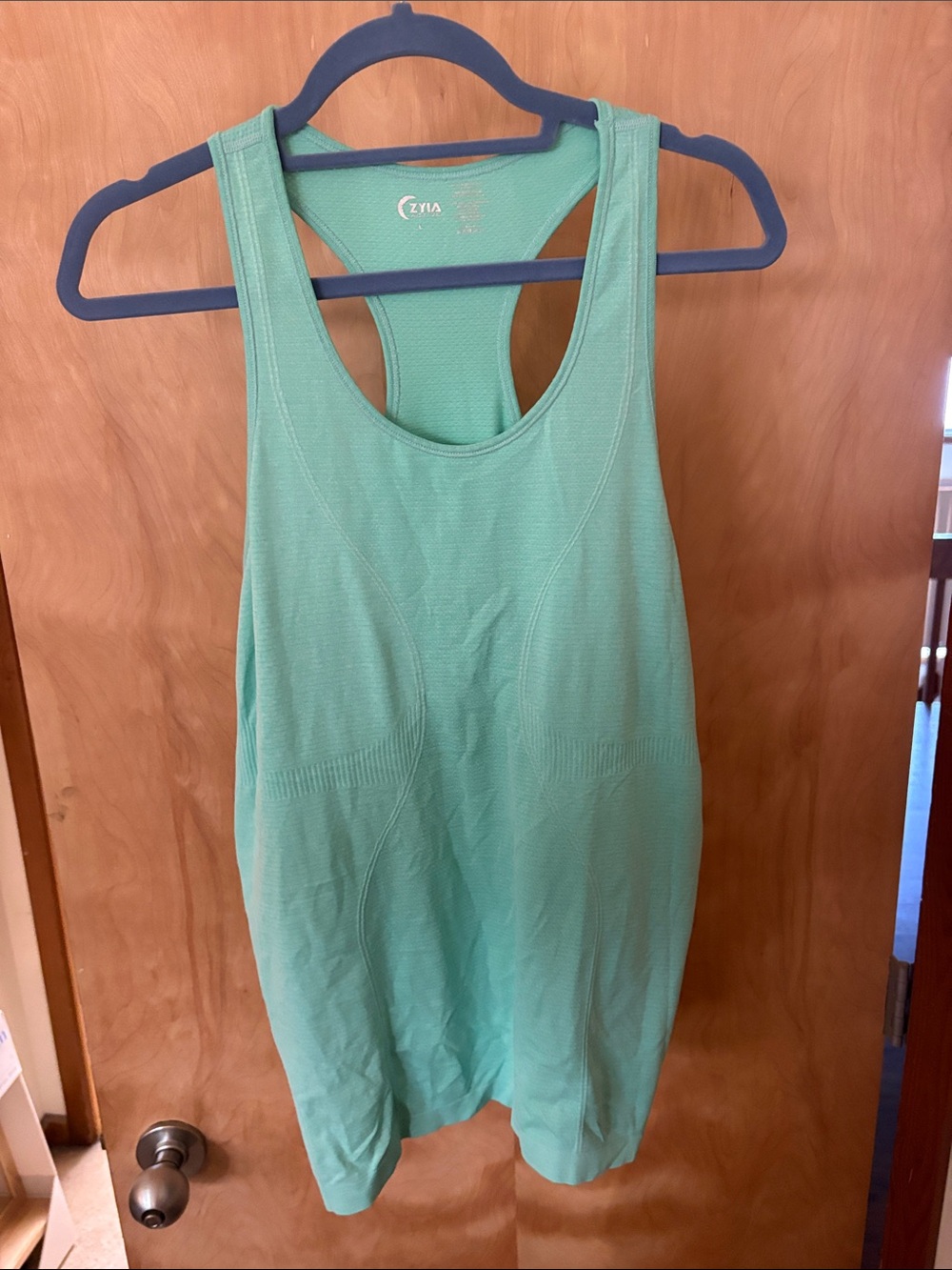 Ziya Active Mint Green Racerback Tank Top